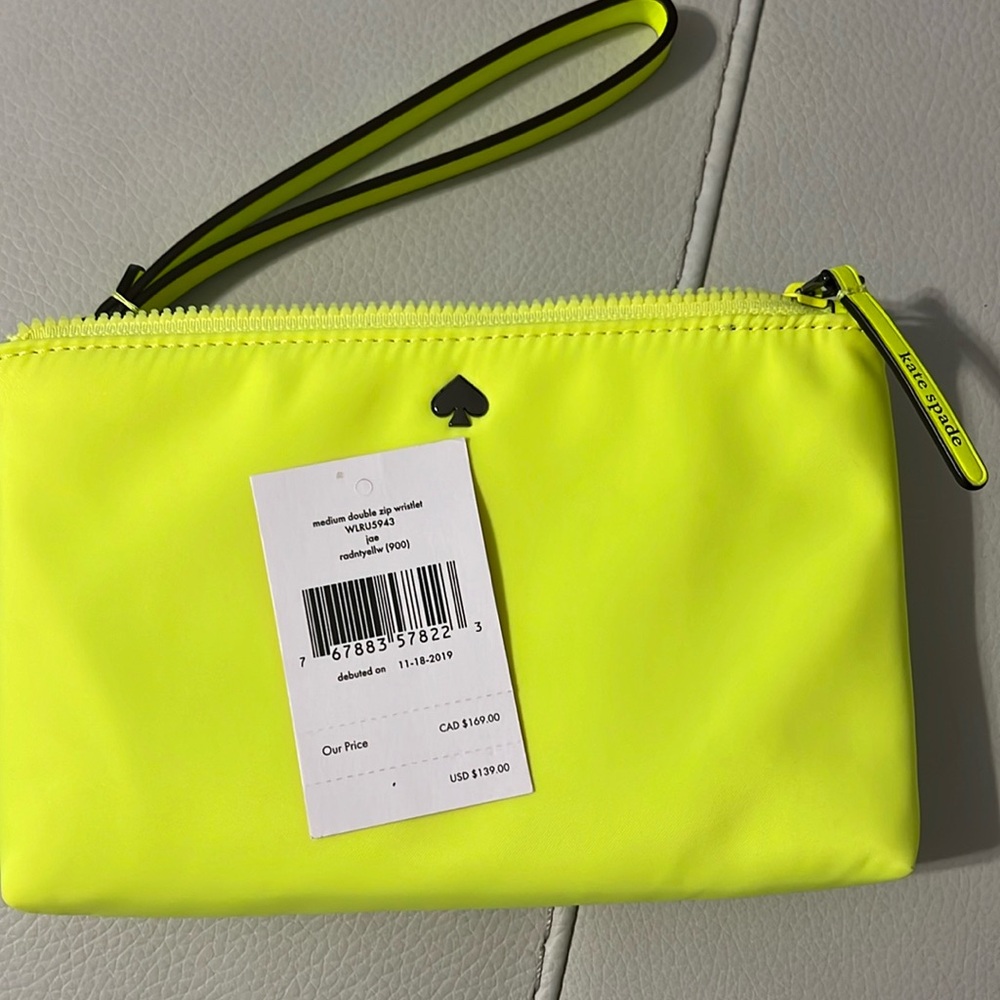 Kate Spade Neon Wristlet NWT